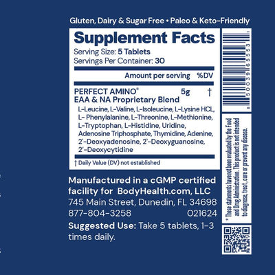 Perfect Amino — Muscle Recovery, Protein Utilization & Lean Body Support