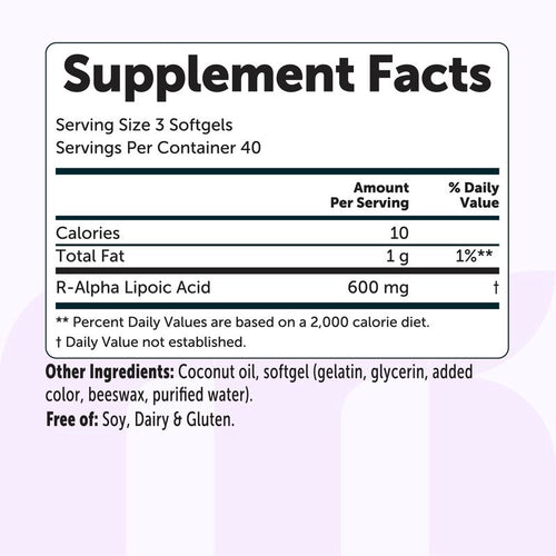 Alpha Lipoic Acid - Antioxidant & Nerve Support