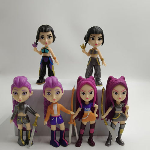 Kpop Demon Hunter Rumi Zoey Mira 6-Piece Figurine Set