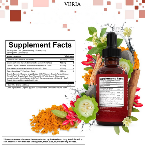 Berberine + Ceylon Cinnamon Regulator Drops (60mL)